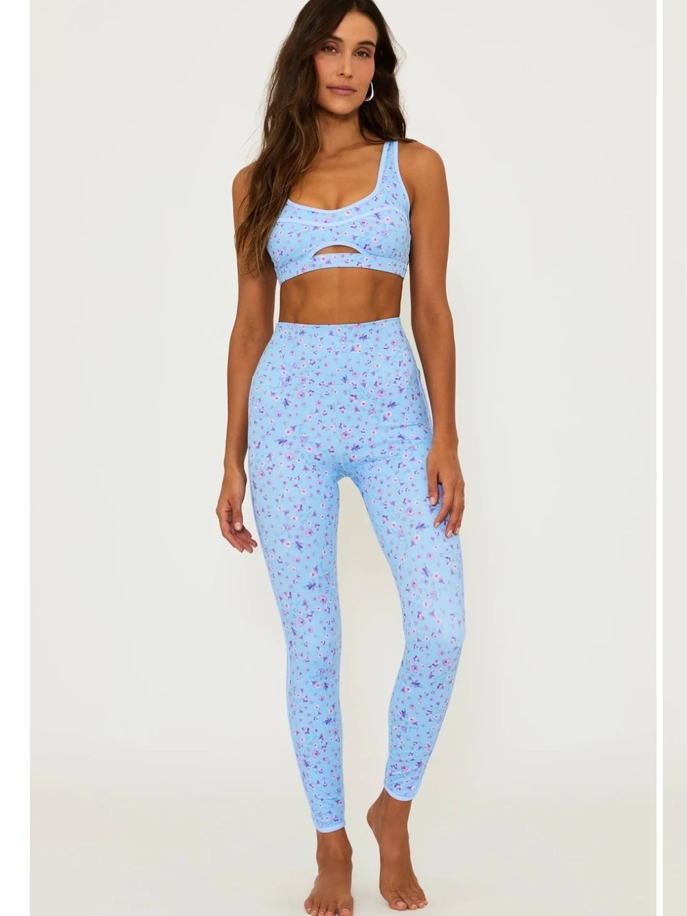 BEACH RIOT Nella Legging in Iris Petal